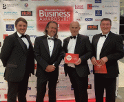 Jamie Davies, assistant manager; Peter Dowle; Neil Evans, gen manager and Ian Bristow, Fin. adviser